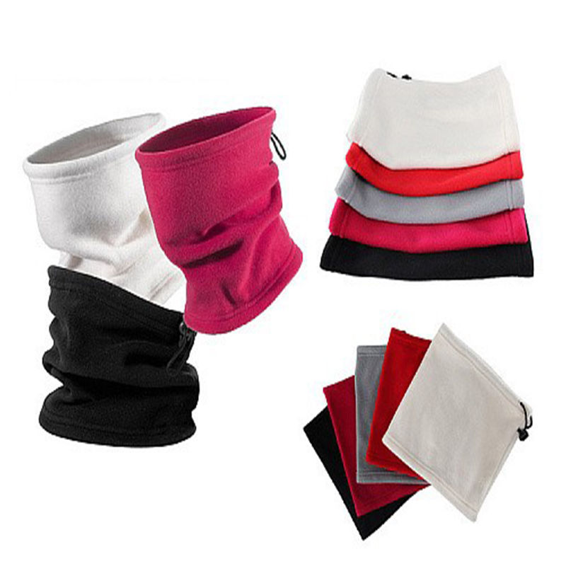 Winter Essential Unisex Polar Fleece Neck Men and Women All Appropriate Headband Wrap Shawl Scarf 9 colors