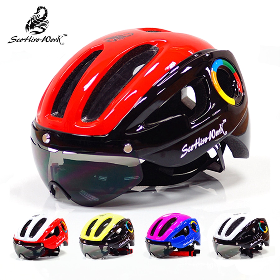 Cykelhjelm mtb mountainbike herre ultra let hjelm med linse scohiro arbejdsbriller ride casco hjelm med casco ciclismo