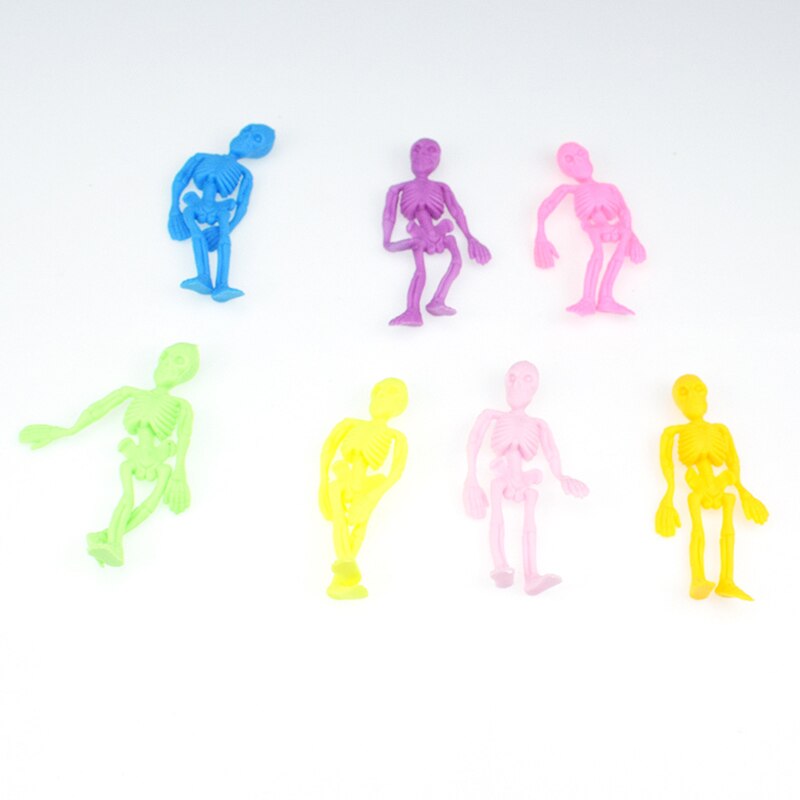 3 pz plastica ecologica morbida TPR scheletro modello bambola decorazione di Halloween novità giocattolo divertente regalo stile terrorismo