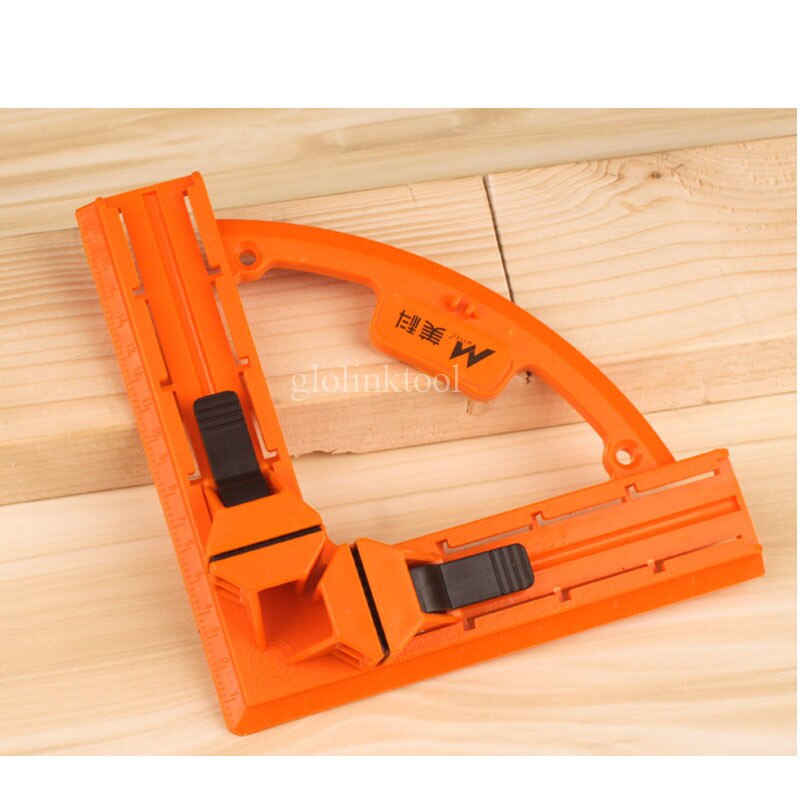 Adjustable 90 Degree Angle Clamp Right Angle Clip Plastic Corner Wooden Clamp Picture Frame Carpentry Clamps for Woodworking: Orange