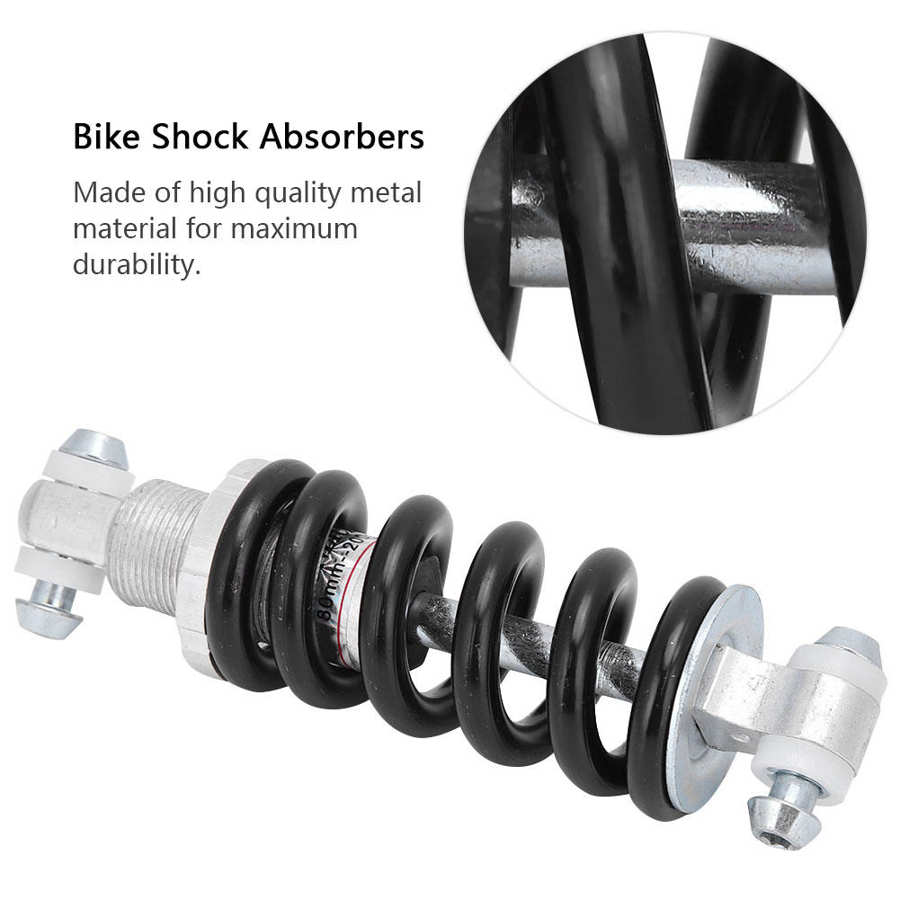 Amortiguador trasero de bicicleta 150mm 1500LB amortiguador trasero de tope de suspensión amortiguador de resorte para Scooters eléctricos piezas de bicicleta
