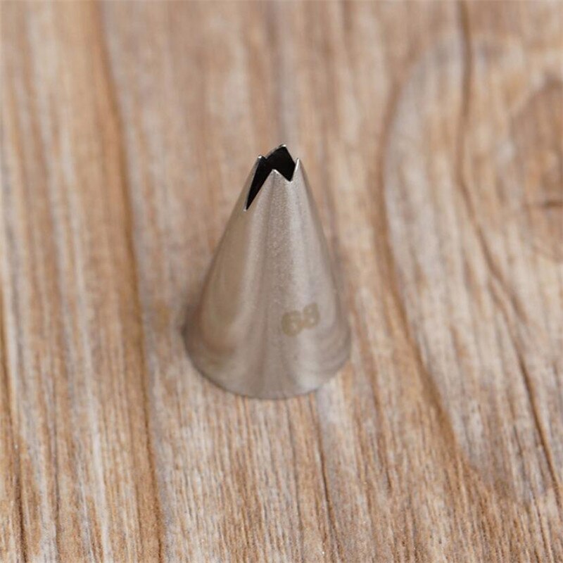 #68 Lily & Leaf Nozzle Icing Piping Nozzles Lily Petal Decorating Tips Sugarcraft Cake Decorating Tools Baking & Pastry Tools