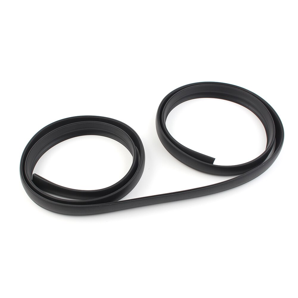 Black Car Seal Under Front Windshield Panel Sealed Trim Moulding Strip Rubber 1.7M