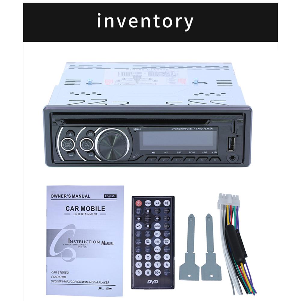 Auto Radio Speler 12V Universele Bluetooth U Disk Auto Audio Stereo Voertuig Auto Radio MP3 Speler Cd/Dvd/Vcd-speler