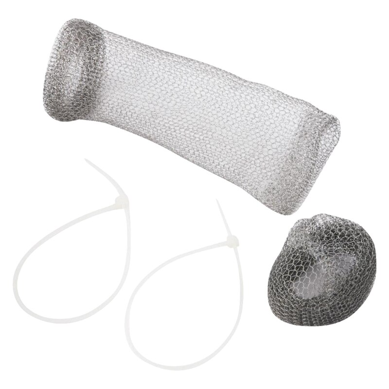 24/36/50 Sets Stainless Steel Anti Rust Washing Machine Lint Snare Traps Washer Hose with Cable Ties