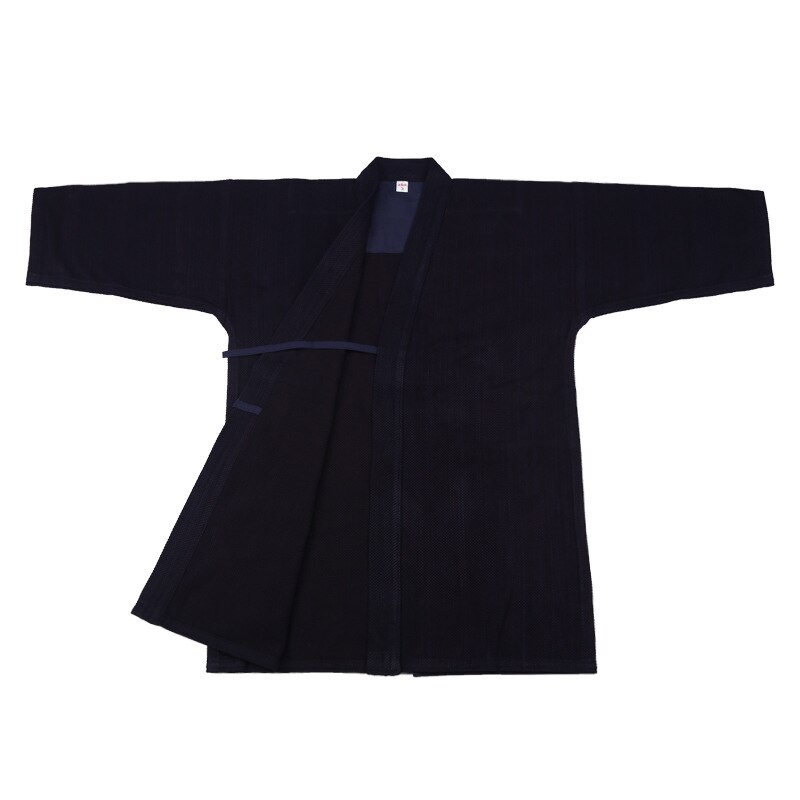Mały cierń Zhenglan barwione jednobarwne ubrania kendo czarne taekwondo dla dorosłych taekwondo kendo odzież