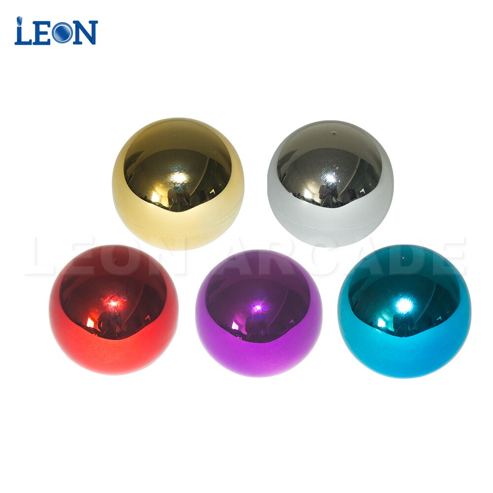 10 pz copia SANWA Lb35 Arcade Joystick Chrome Top palla Arcade fai da te bilanciere testa 35mm Balltop adatto Jlf-tp-8t Stick Arcade parti: each color 2 pcs