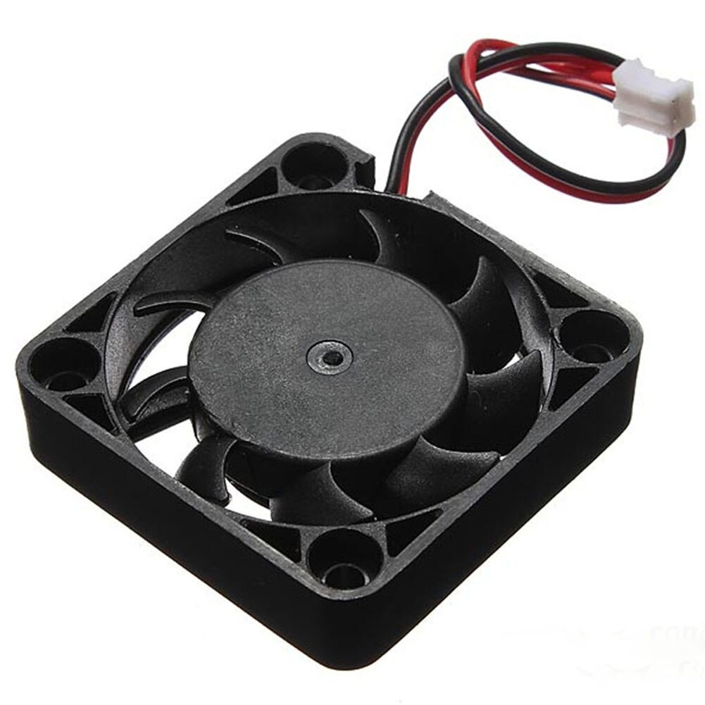 Fan Cooler 2 Pin 5v 40mm Fan Computer CPU System Heatsink Brushless Cooling Radiator Fan Plastic For Computer: Default Title