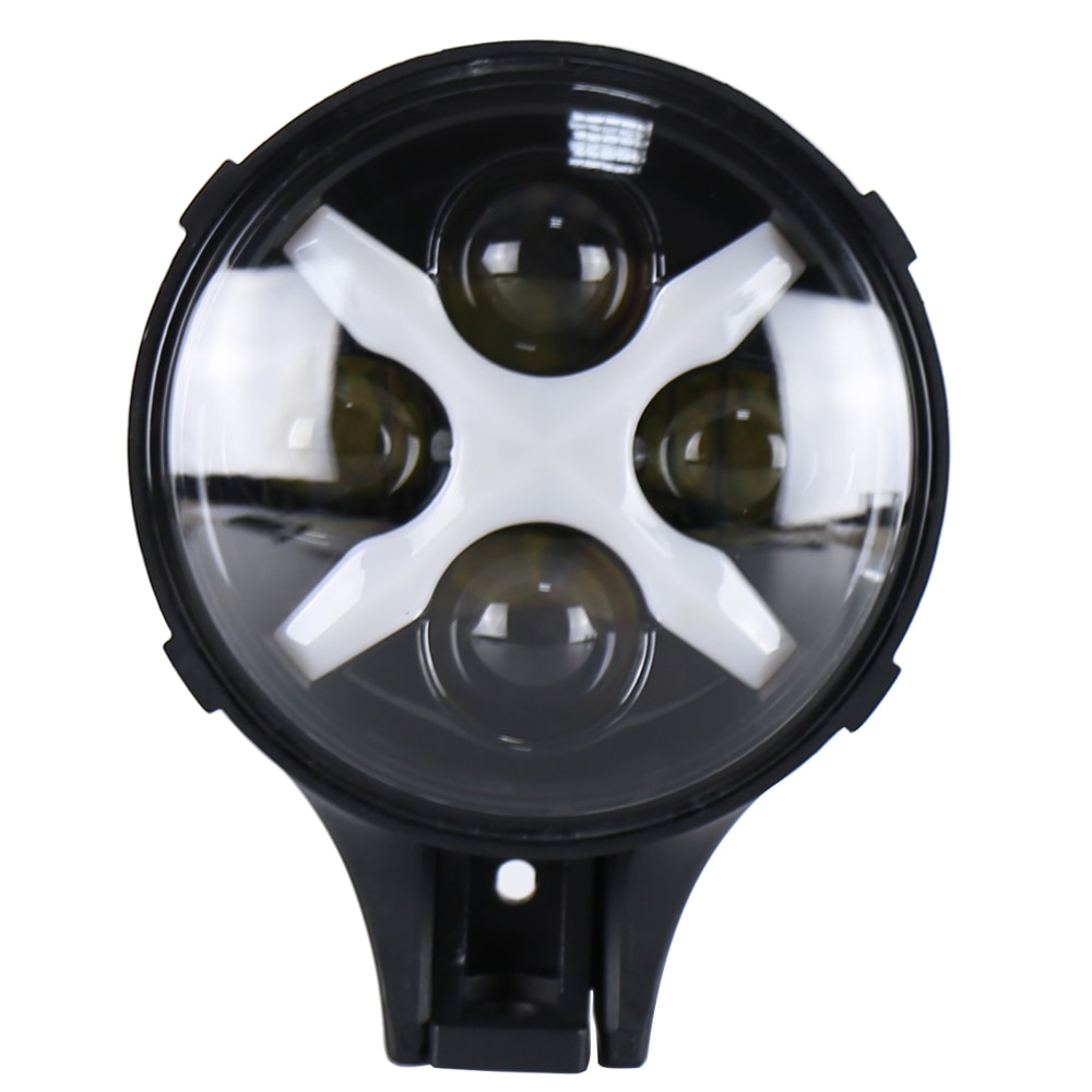 LED Spotlights for Off-road vehicle truck Car ATV Tractor 12V DC Auxiliary Light with X shape Angle Eyes DRL Work Light 1 pcs