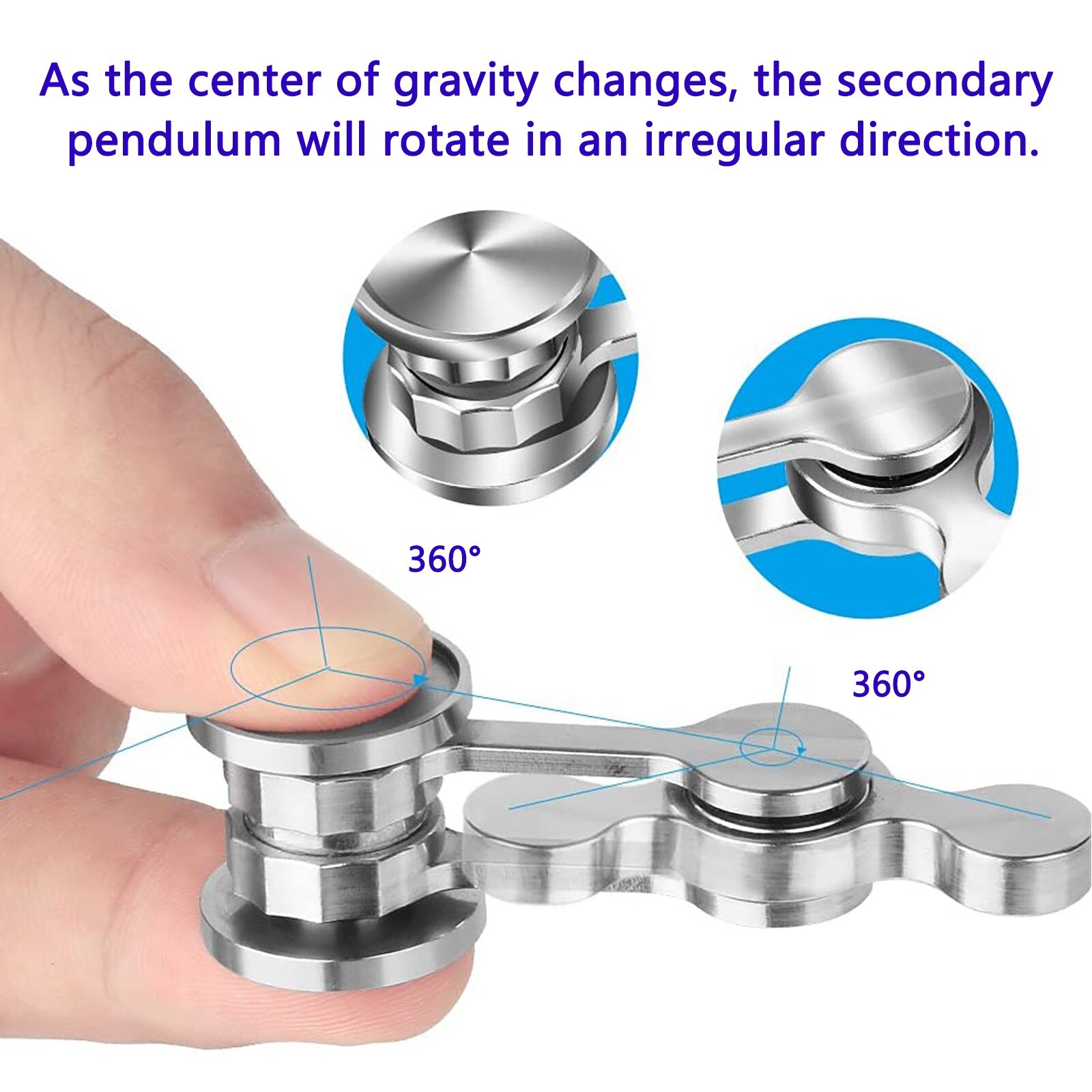 Chaos Pendel Einzigen Doppel Pendel Fingerspitze Kreisel Erwachsene freundlicher Dekompression Schwerkraft Hand Spinner Zappeln Spielzeug