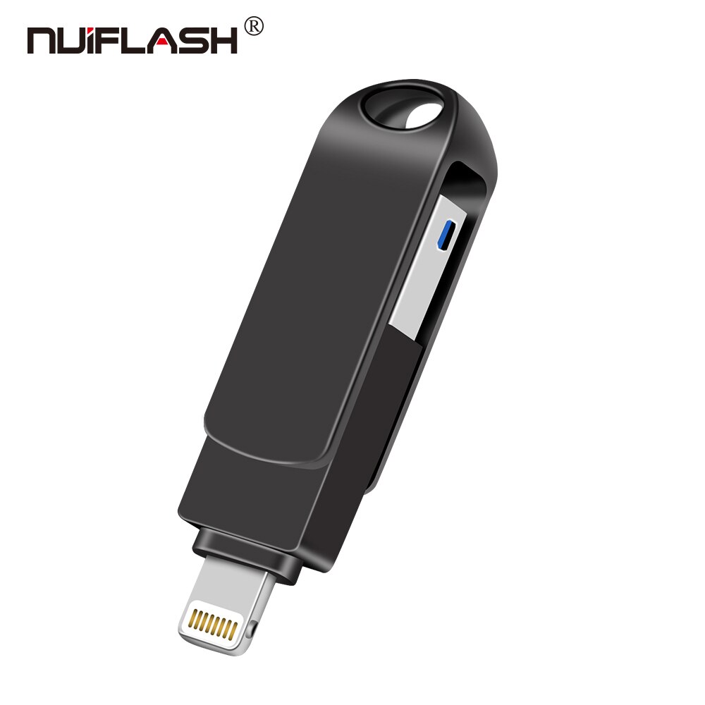 Metal Pen Drive for iPhone 128GB/256GB USB flash drive 64GB/32GB USB Stick Memory stick for ios device