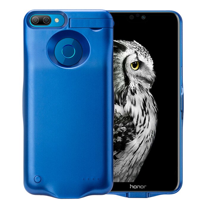 Ntspace Draagbare Power Bank Case Voor Huawei Honor 9i Acculader Gevallen 6000Mah Powerbank Cover Voor Honor 9 Lite power Case: Blue for Honor 9i