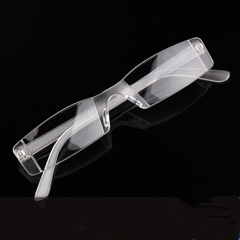 Elbru Mannen Vrouwen Integraal Randloze Leesbril Ultralight Hars Lens Vergrootglas Eyewear Presbyope Bril Dioptrie + 1.0 4.0