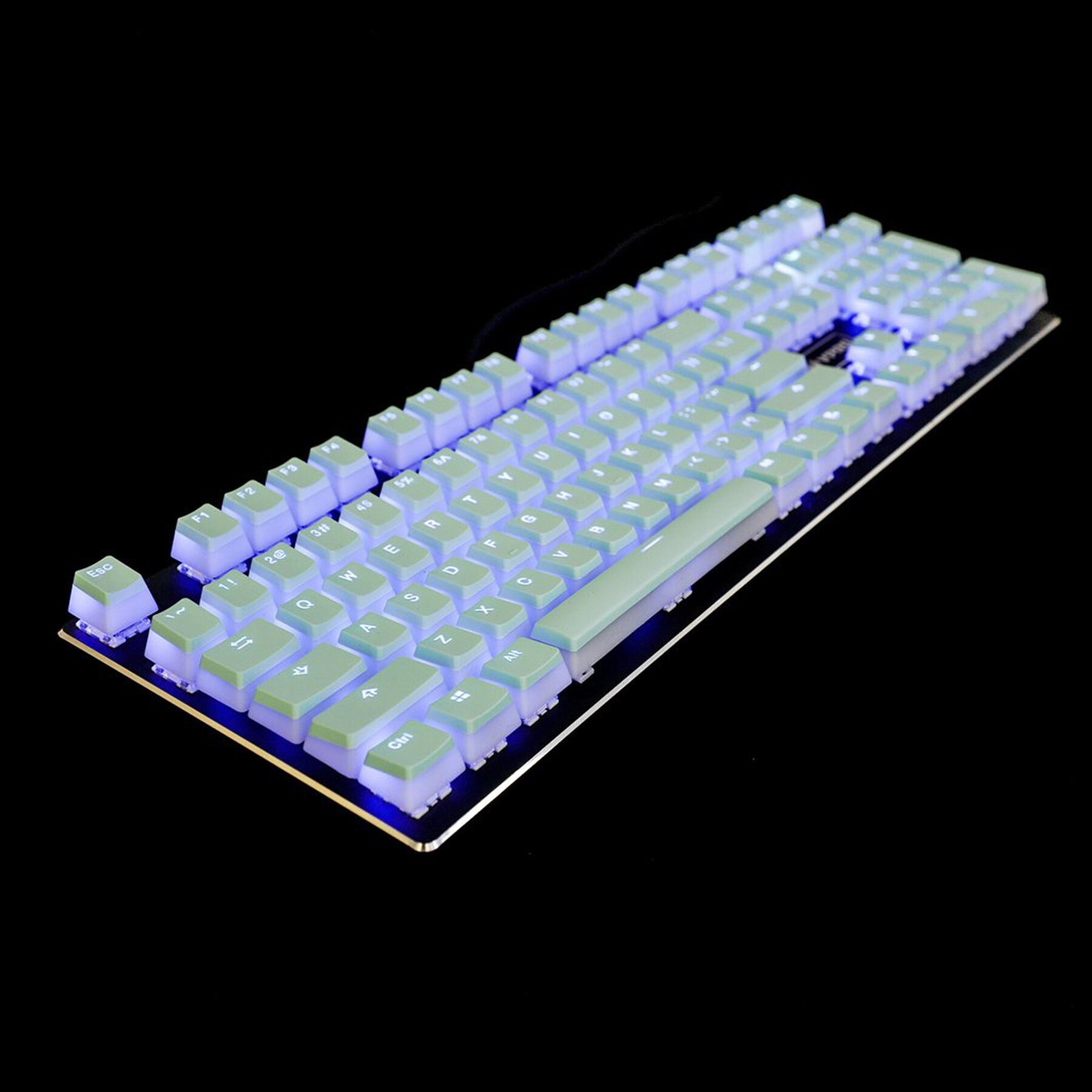 OEM Pudding Shine Through Backlit ANSI ISO 112 Key Double Shot PBT Keycaps For Mechanical Keyboard Keychron GK61X 61 87 104