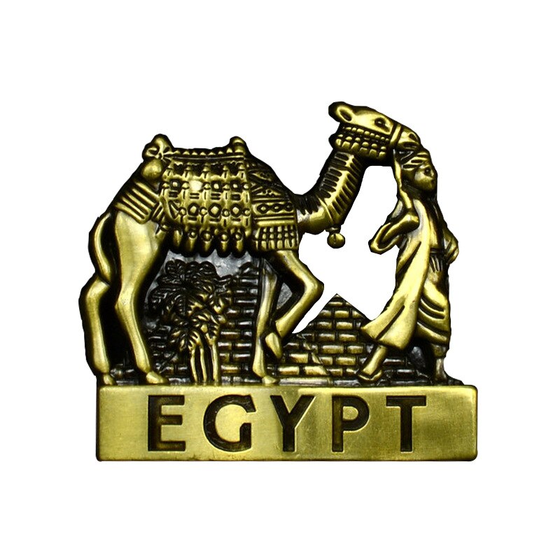 3d metal køleskabsmagnet dubai egypten sikkim arkitektoniske monumenter magnetisk køleskab klistermærker rejser souvenir håndværk indretning