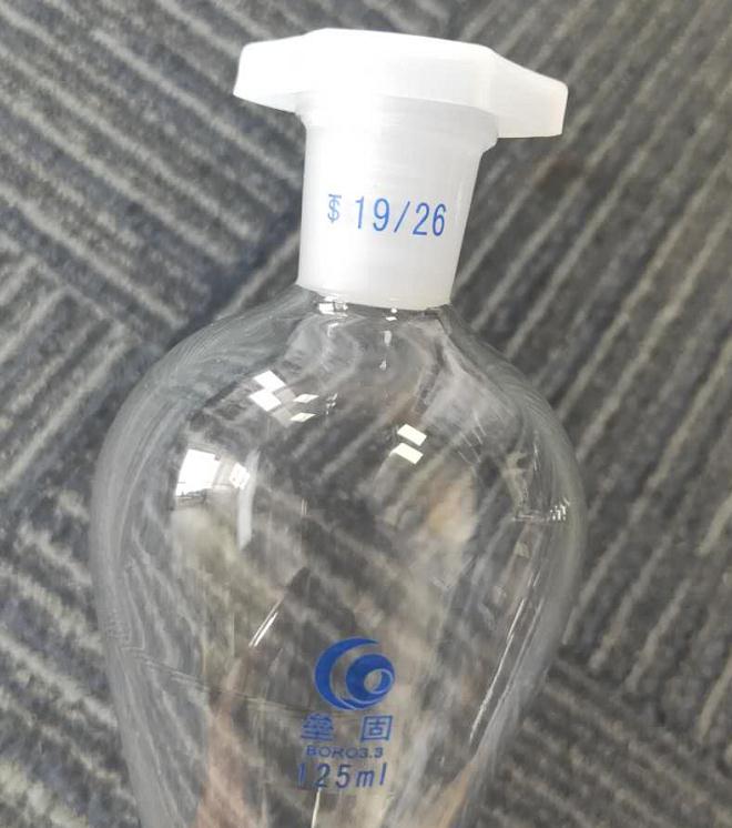 24/29 &19/26High Borosilicate Glass Pear Shaped Pyriform Separatory Funnel with glass Standard Taper Stopper Lab Supplies