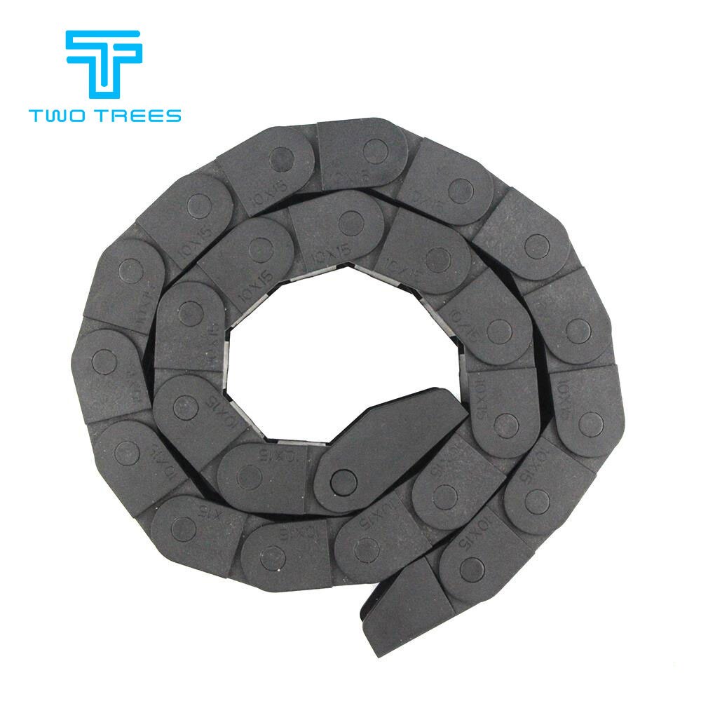 Transmission Chains 10 x 15mm L550mm Cable Drag Chain Wire Carrier with end connectors for CNC Router Machine Tools 10*15mm