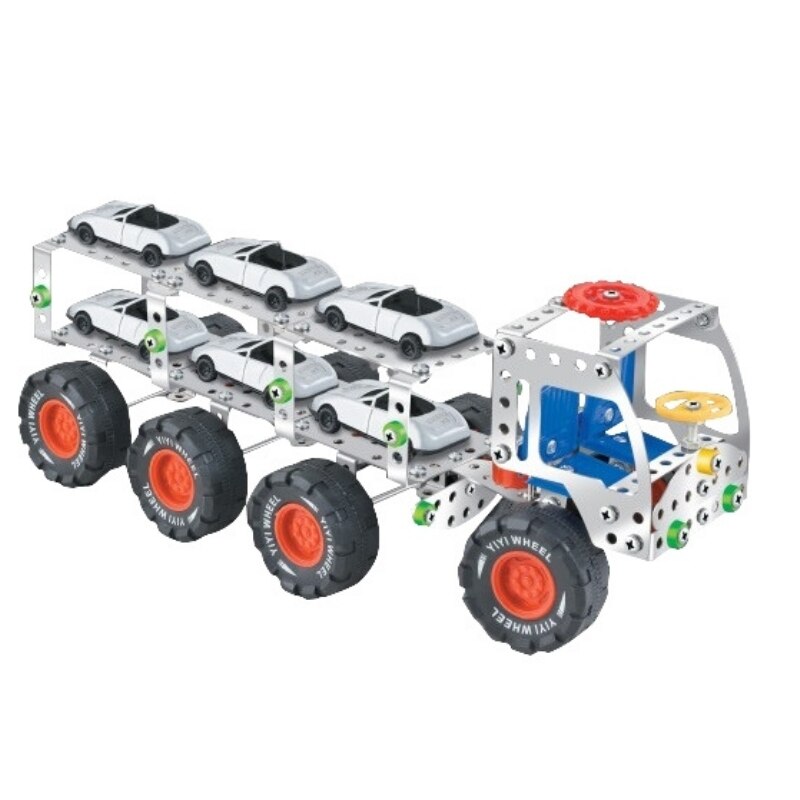 Aelo Speelgoed Trainer Vidali Metalen Bouwen 'Play Build And Play Auto Rack Tractor Geen 3112