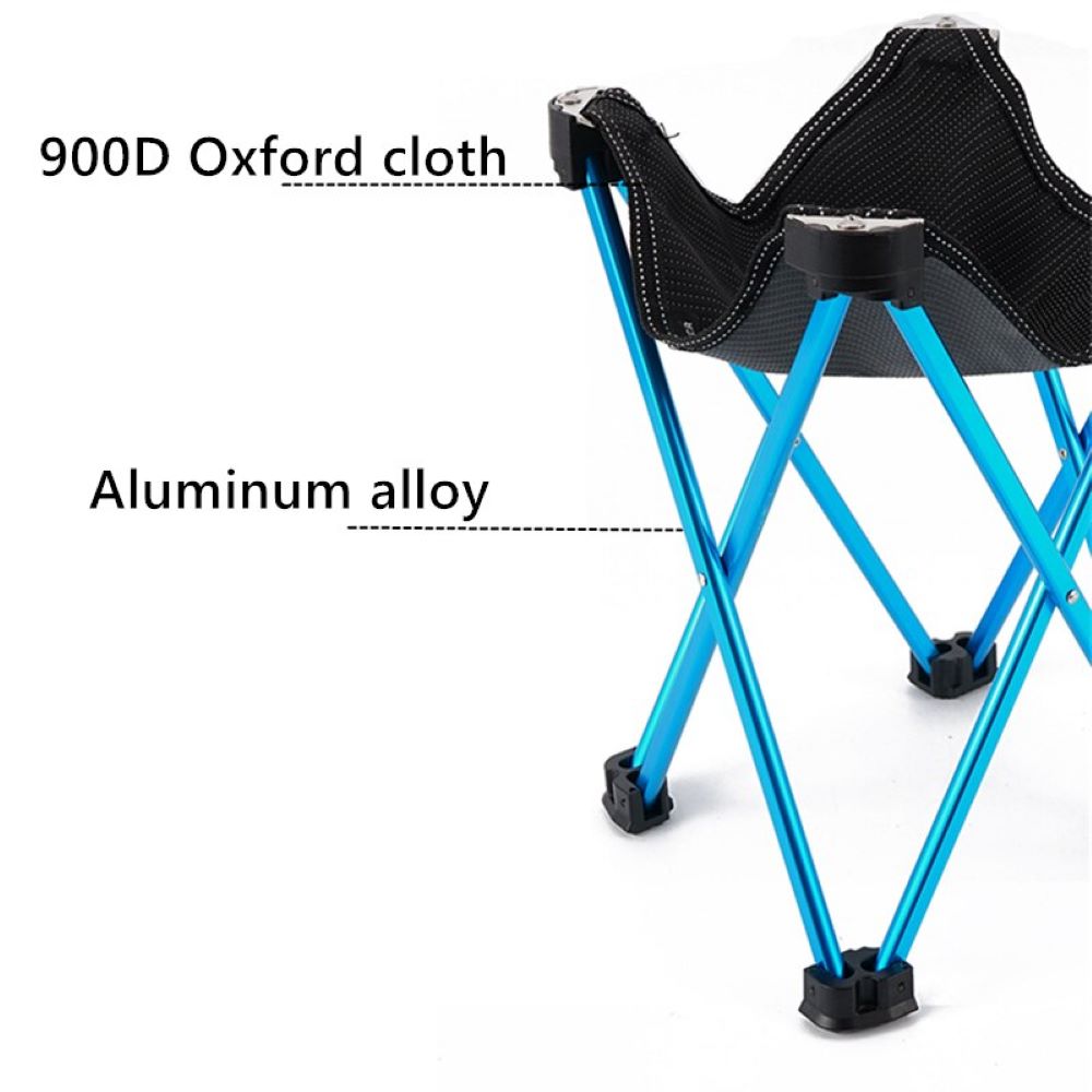 Lightweight Folding Fishing Chair Picnic Camping Chair Foldable Aluminium Outdoor Portable Seat Easy To Carry Outdoor Stools