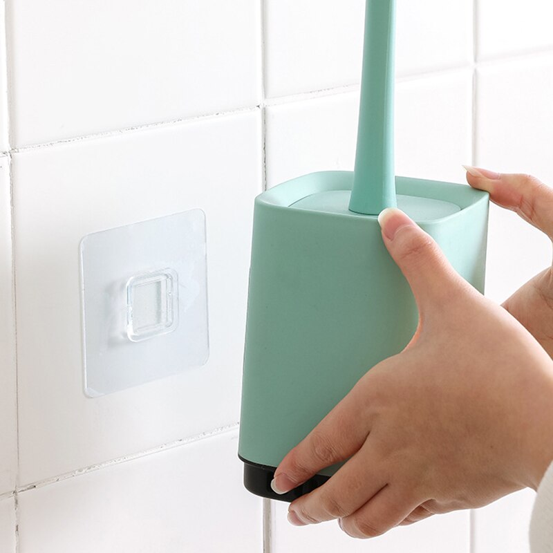 Terup Tpr Toiletborstel Lange Steel Zachte Rubberen Wc Borstel Met Base Badkamer Schoonmaken Tool Thuis Bad Accessoires