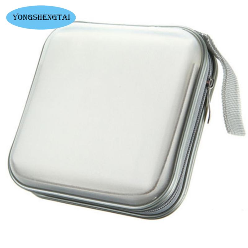 Portable 40pcs Disc CD DVD Wallet Storage Organizer Case Boxes Holder CD Sleeve Hard Bag Album Box Cases with Zipper