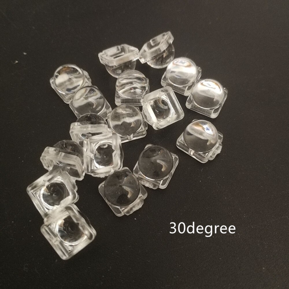 LED 5050 Strähne PMMA konvexe optische linse Reflektor Kollimator OBJEKTIV F LEDS WS2812 WS2811 SK6812 30 60 140 grad
