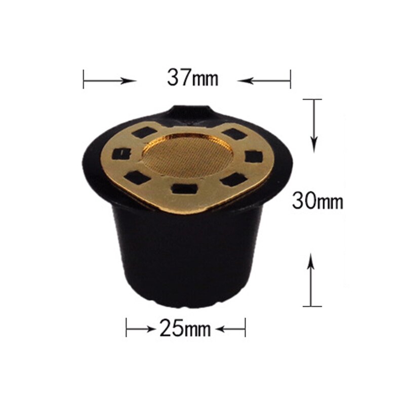 Hervulbare, herbruikbare koffiecups voor nescafe dolce gusto machine