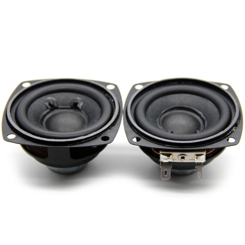 2Pcs 2.5 Inch Portable Speakers 4Ohm 10W 66MM Full Range o Speaker Bass Multimedia Neodymium net Loudspeaker: Default Title