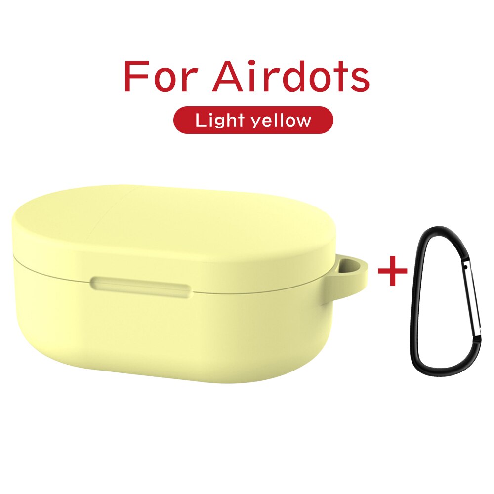funda protectora de silicona para Redmi Airdots airdots airdot TWS funda inalámbrica Bluetooth para auriculares con gancho: 03