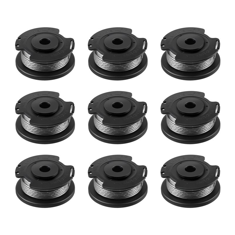 9Pack F016800569 Strimmer Spool And Line For Easygrasscut 23, 26, 18, 18-230, 18-260, 18-26 Replacement: Default Title
