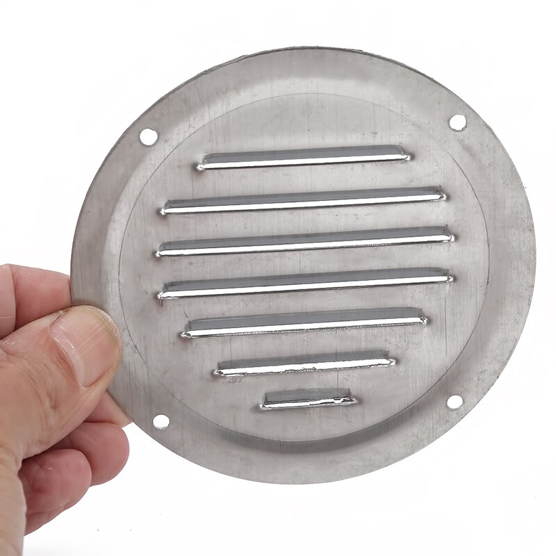Resistente 4/5 Polegada redondo louvered ventilação grill capa de ar marinho ferragem inicialização ventilação accessoires alta qualidade durável