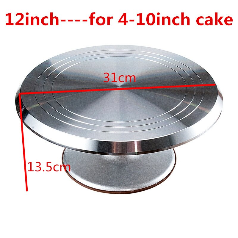 cake 8 10 12 14-inch cake stand baking tools installed butter cake table turntable turntable base turning decoration table: 12 inch