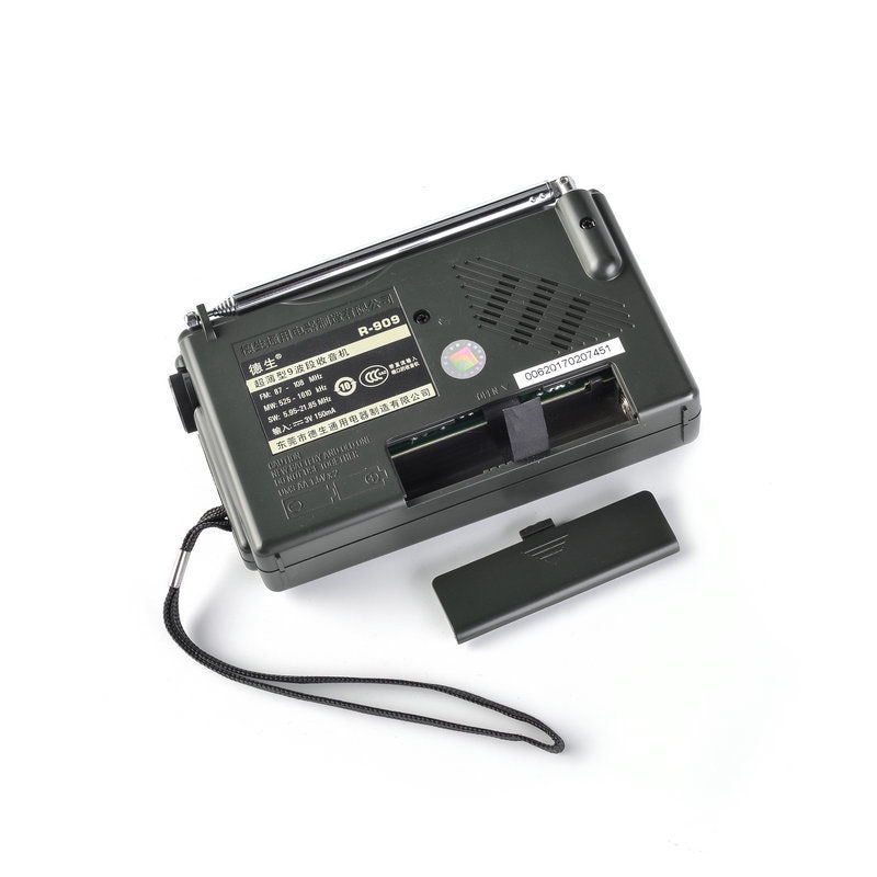 Newly Tecsun R-909 R909 Radio FM / MW / SW 9 Band Word Receiver Portable Radio Tecsun R909 Stereo Radio Convenient Radio