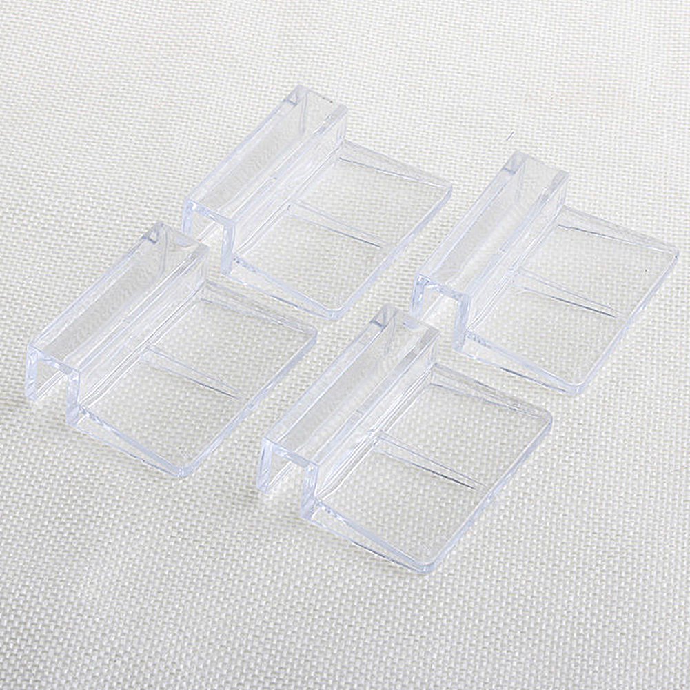 4pcs Clear Pet Supplies Replacement Parts Fish Tank Garden Acrylic Universal Home 6 8 10 12mm Easy Install Glass Cover