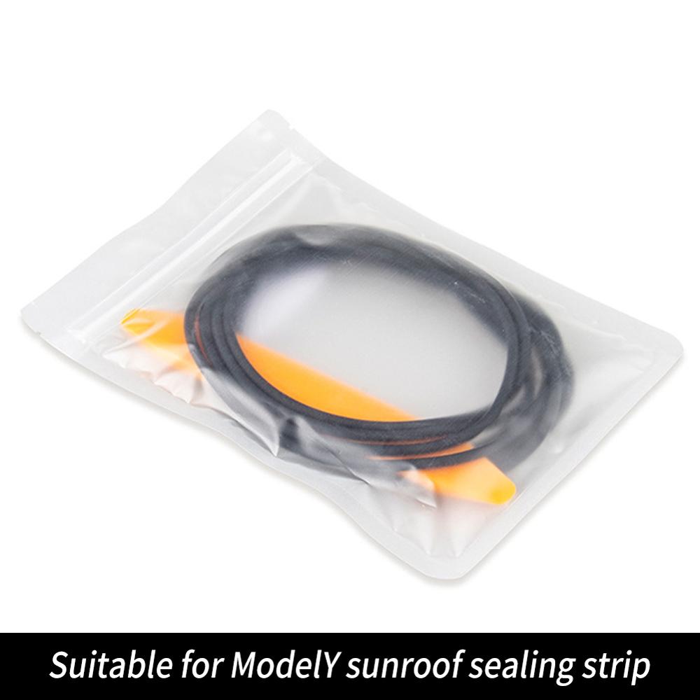 Voor Tesla Model 3 Voorruit Dak Wind Guard Noise Verlagen Reductie Seal Kit Dakraam Glas Afdichtstrip Auto Accessoires