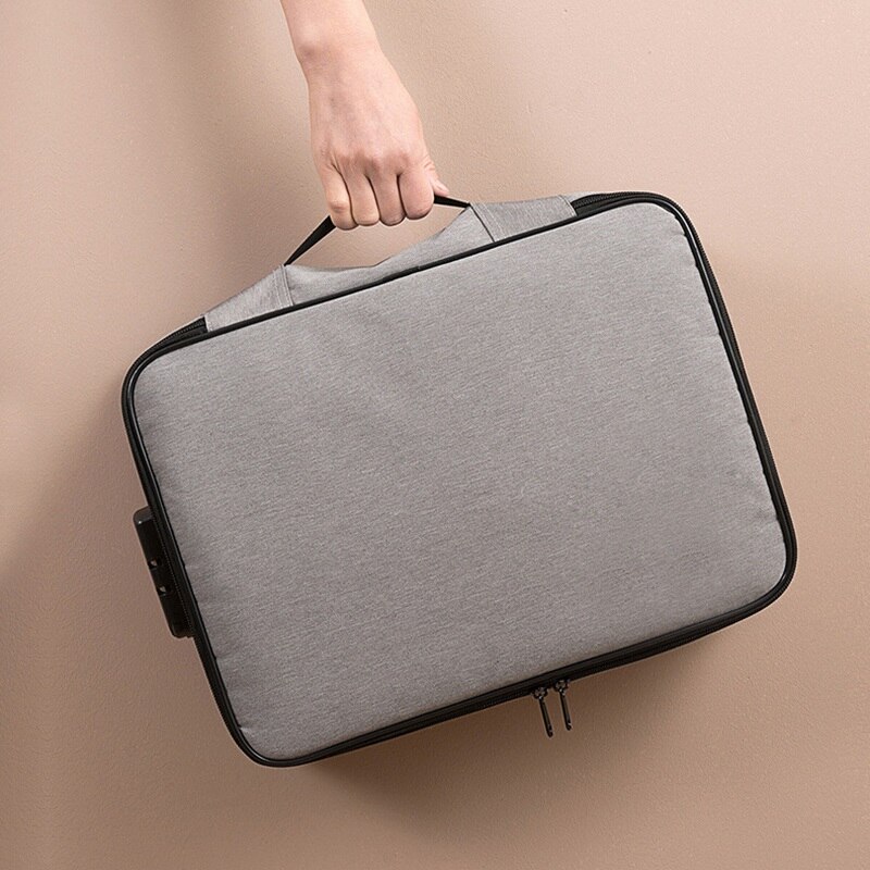 GUMST Document Bags Large Capacity Files Organizer Travel Bags Cosmetic Box Waterproof Digital Bags Document Organizer