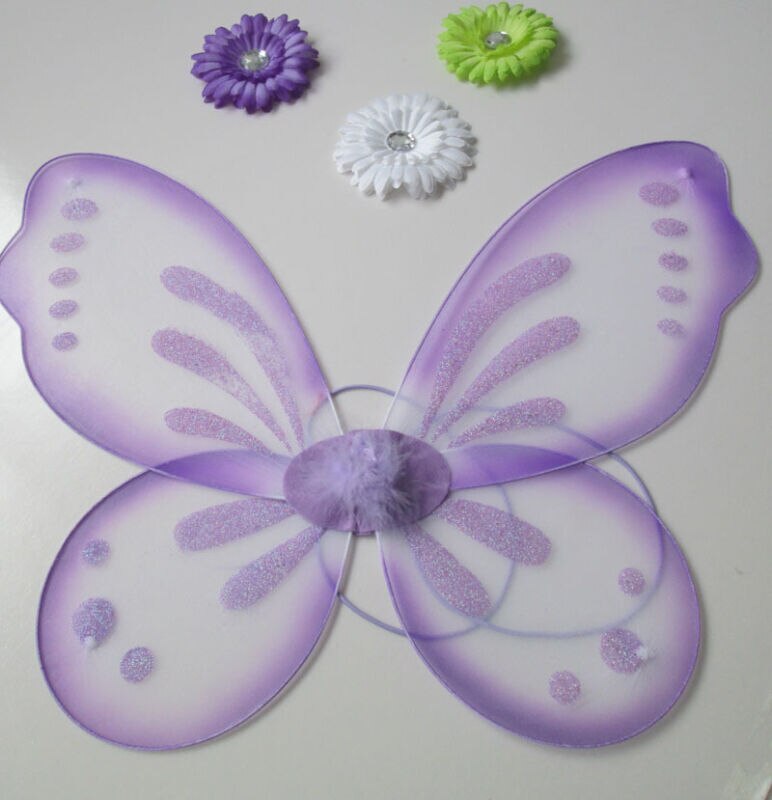 18x19 Princess Angel Fairy Wings Butterfly TinkerBell Pixie Dress Up Costume 10 Kinds Colors