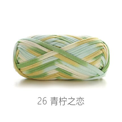 ZHUTOUSAN tissu laine épais fil pour tricoter grand Crochet tapis tapis bricolage sac de rangement sac à main tissu T Shirt fantaisie fil 32m: 26