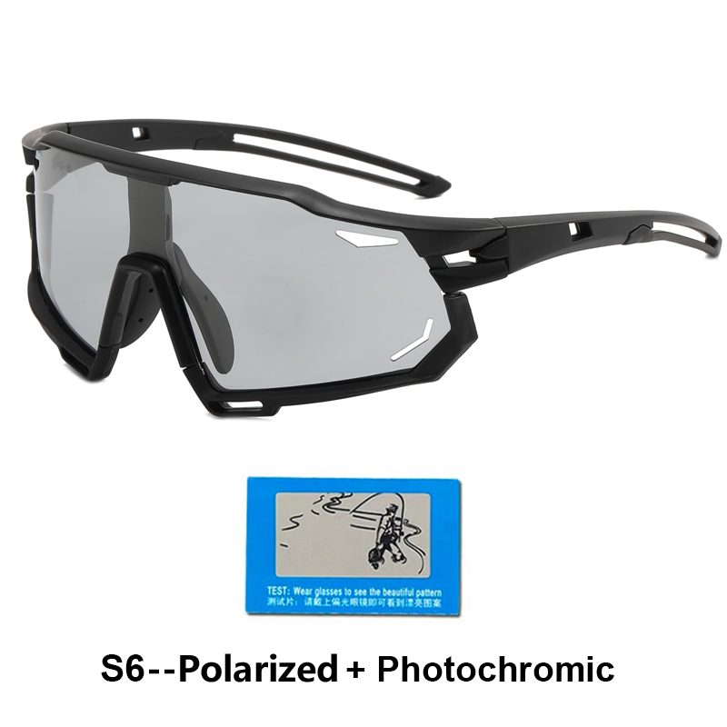 Polarisierte Sportbrille Herren und Damen Fahrrad Photochrome Brillen Berg MTB Radfahren UV400 Sonnenbrille Fahrrad Straßenbrille