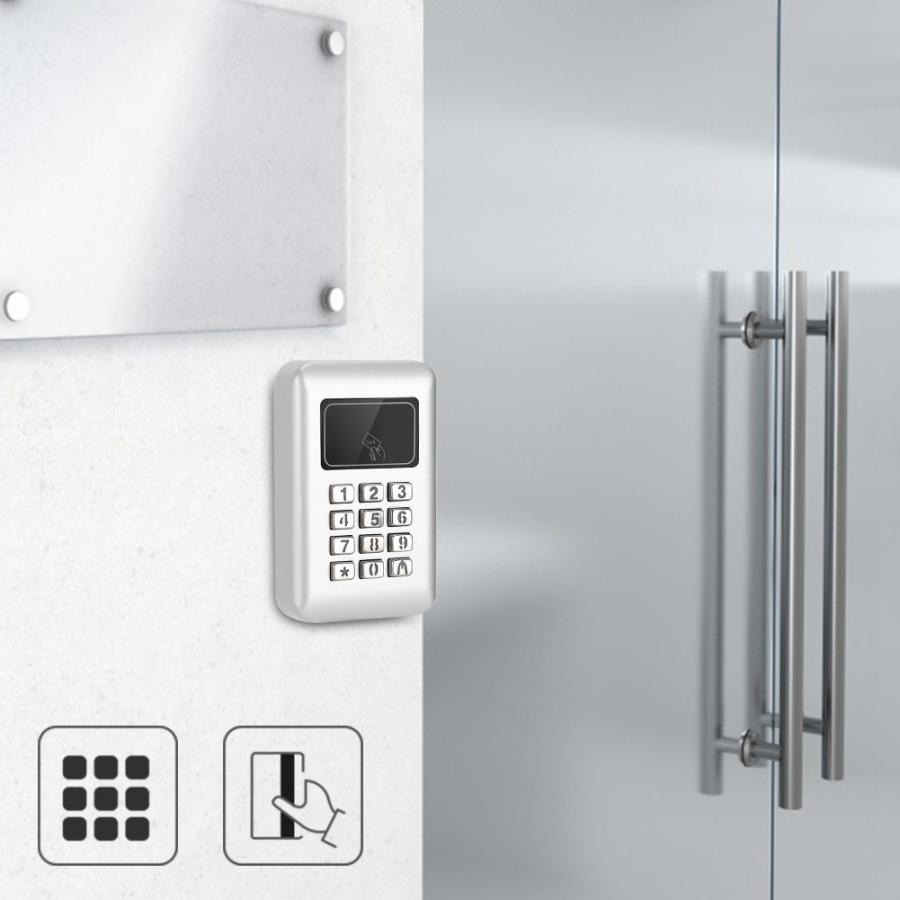 Smart Metal Access Control Password + ID Card Backlit Button for Home Office Entry System