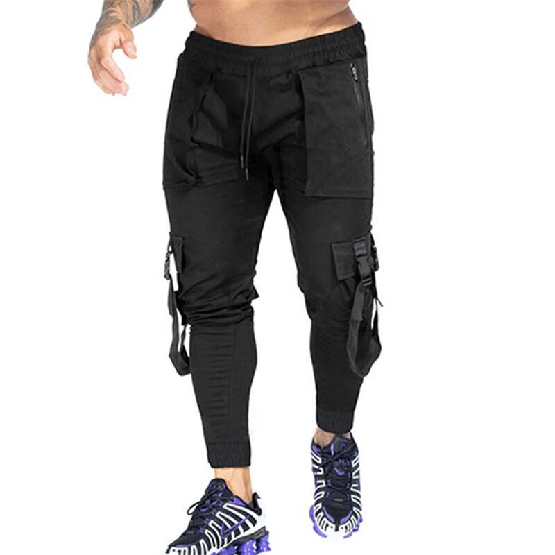 #39 harlan Straße Trend herren-sporthose mit mehreren taschen, hoch-Straße Fitness-cargohose, jogginghose für herren