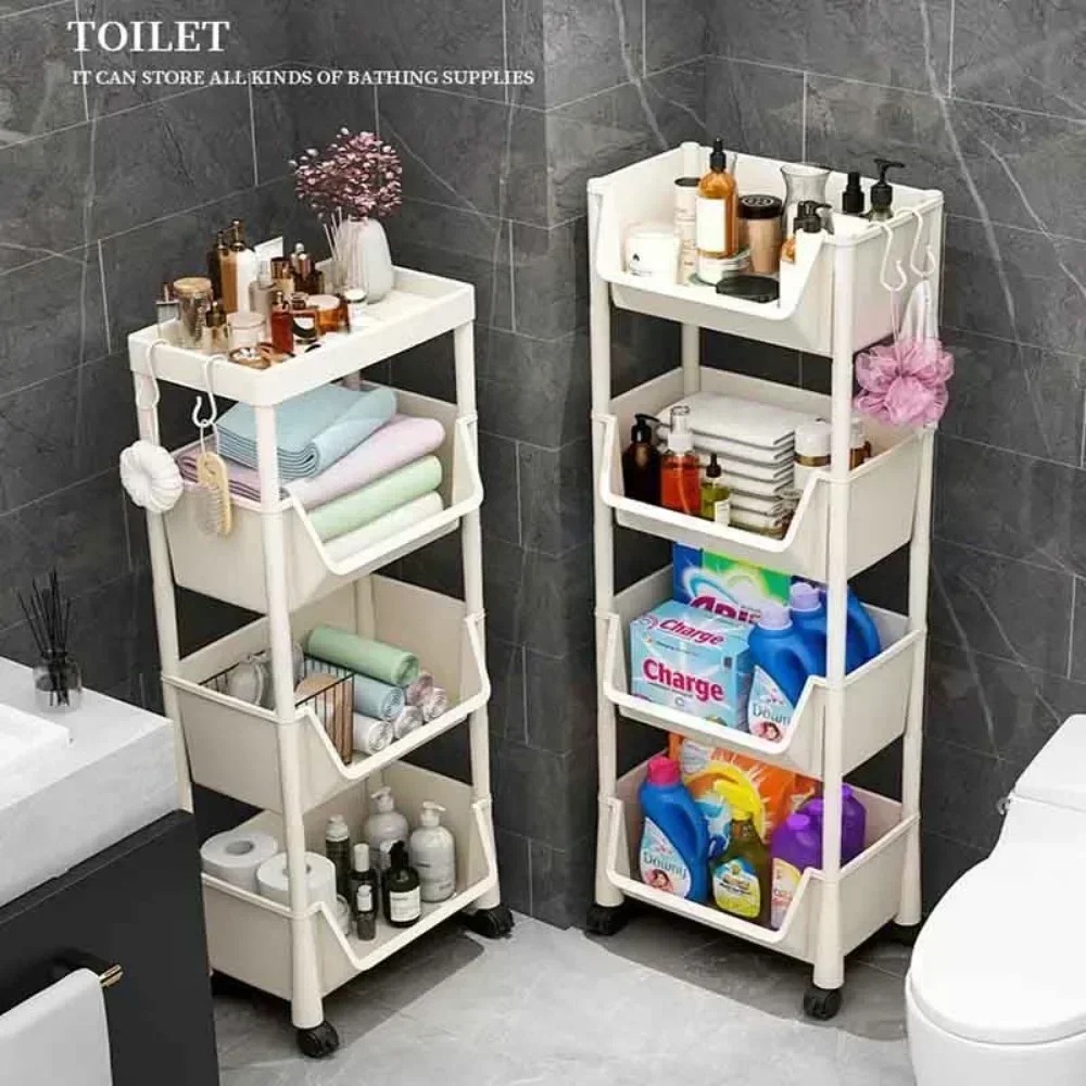 Wagen Bücherregal Küche Lagerregal Küche Ecke Schmaler Schlitz Lagerschrank Badezimmer Wohnzimmer Heimat Organizer