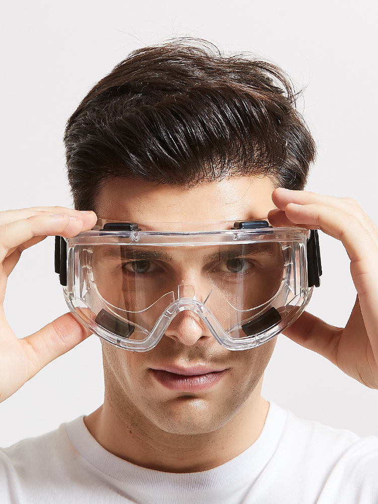 Resistant Block Virus Safety Glasses Transparent Safety Goggles Wind Proof Impact For DIY Game Carpenter Repair Eyes Protection