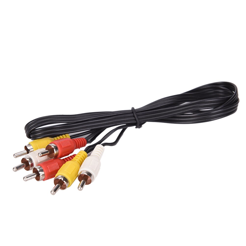 3 Rca Male Naar 3 Rca Male Audio Video Av-kabel Plug 1M Audio/Video Kabels