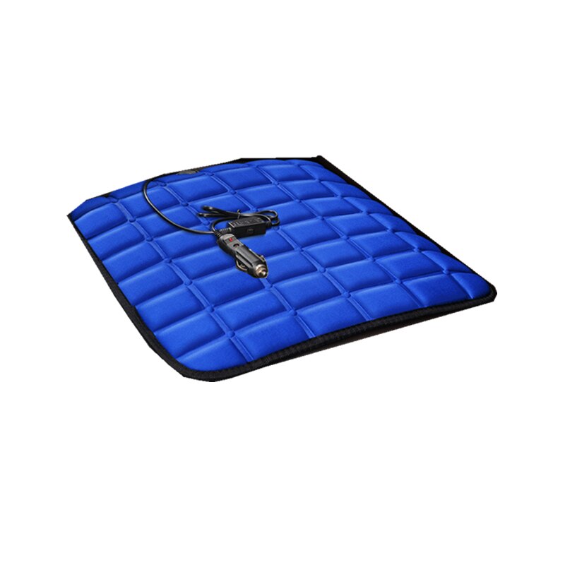 12V Baumwolle Auto Sitzheizung Kissen Sitz Wärmer Winter Haushalt Abdeckung Elektrische Heizung matt Winter Wärmer Autos Sitz Heizung: Blau 1pc-Feuerzeug