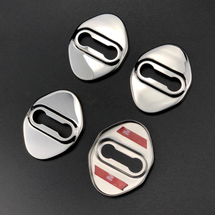 Couvercle de Protection Anti-rouille pour Mazda 2 3 5 6 CX-5 CX7 CX-8 CX9 CX-3, CX-4, CX-30, accessoires de voiture, fermeture de porte: A type Steel 4pcs