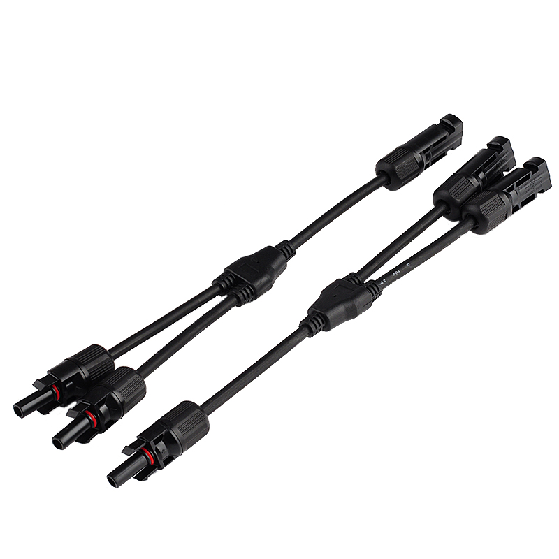 1000V Y Tak 2 Om 1 IP67 Mannelijke Vrouwelijke Solar Kabel Connector 30A Fotovoltaïsche Accessoires Voor Solar kabel 2.5 ~ 6mm2