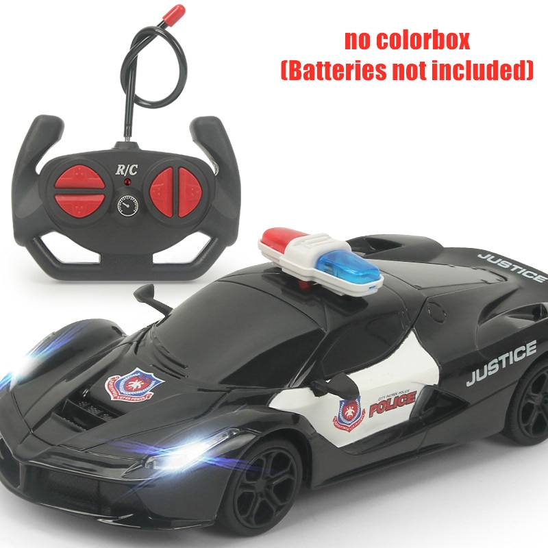 RC Car Racing Police 1:24 Model Kids Xmas Birthday Light Electric Carro Juguetes Chidlren Toys Remote Control Car for Boys: ferrariPolice-nobox