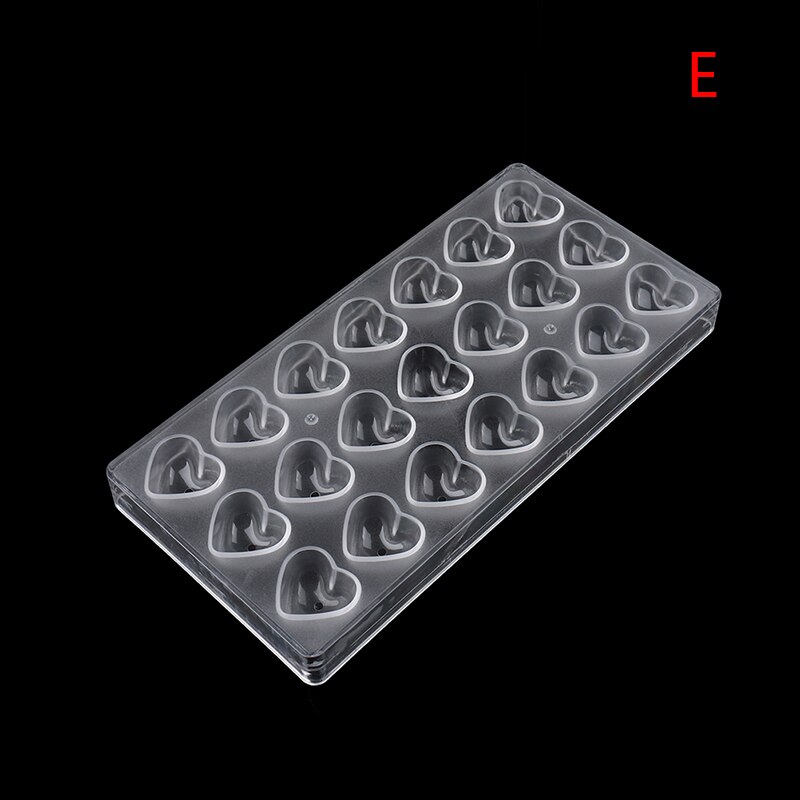3D Polycarbonaat Chocolade Mallen Chocolade Candy Bars Mallen Lade Polycarbonaat Plastic Vorm Bloemen Bakken Gebak Bakkerij Gereedschap: E