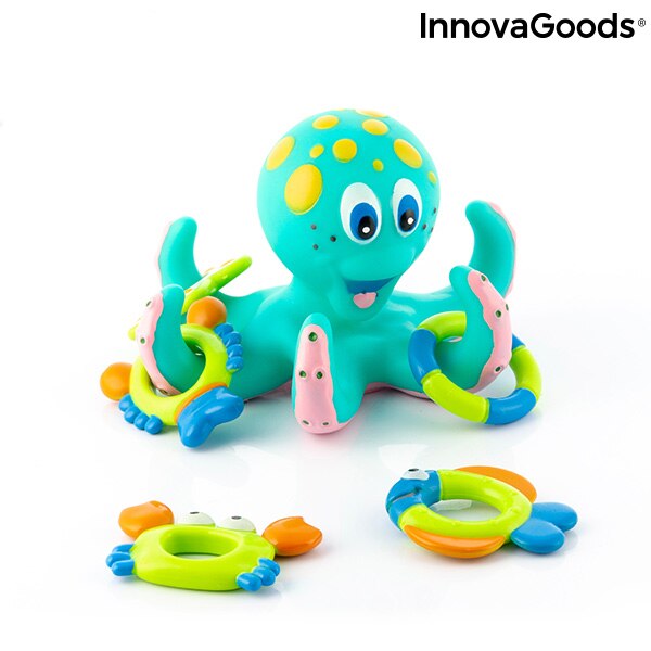 Schwimm Krake mit Ringe Ringtopus InnovaGoods 6 Stück